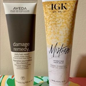Aveda  & IGK Mistress hydrating Hair Mask